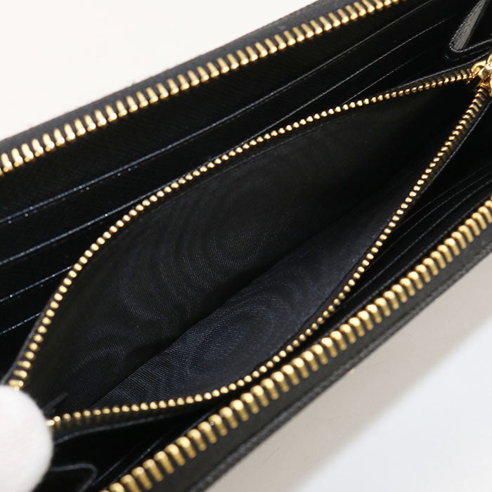 PRADA zip around long wallet saffiano triangle 1ML506 2DMI F0002 PurseZip Around Nylon Women