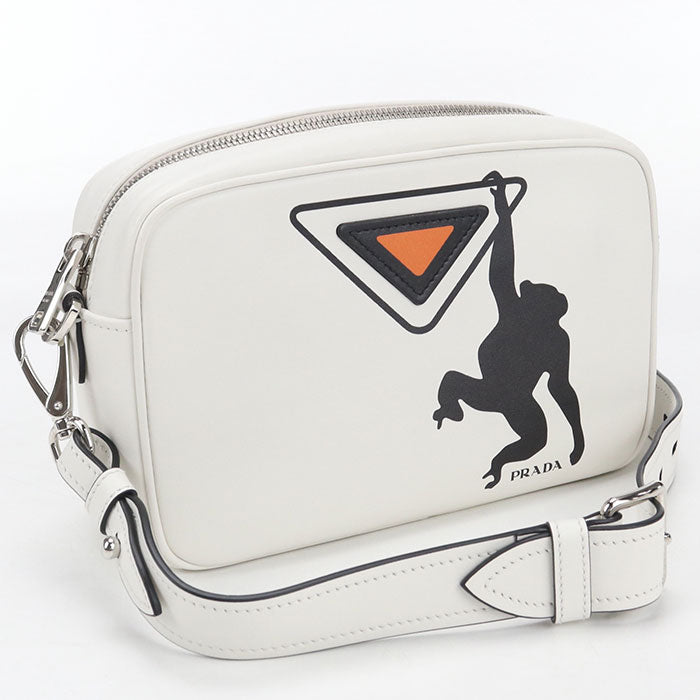 PRADA 1BH093 Diagonal shoulder bag Shoulder Bag leather Women's