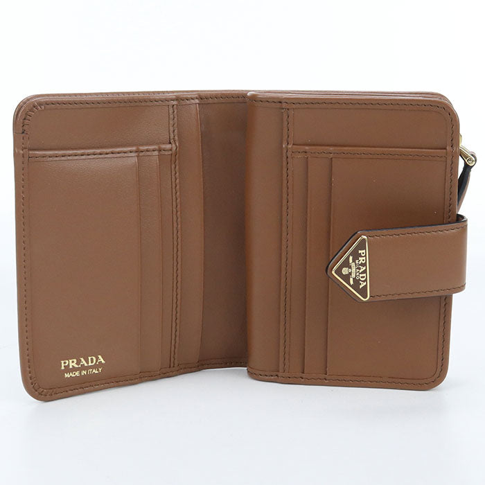 PRADA City Calf Tab Wallet 1ML018 2CNP F0046 Bifold Wallet Calf leather Women