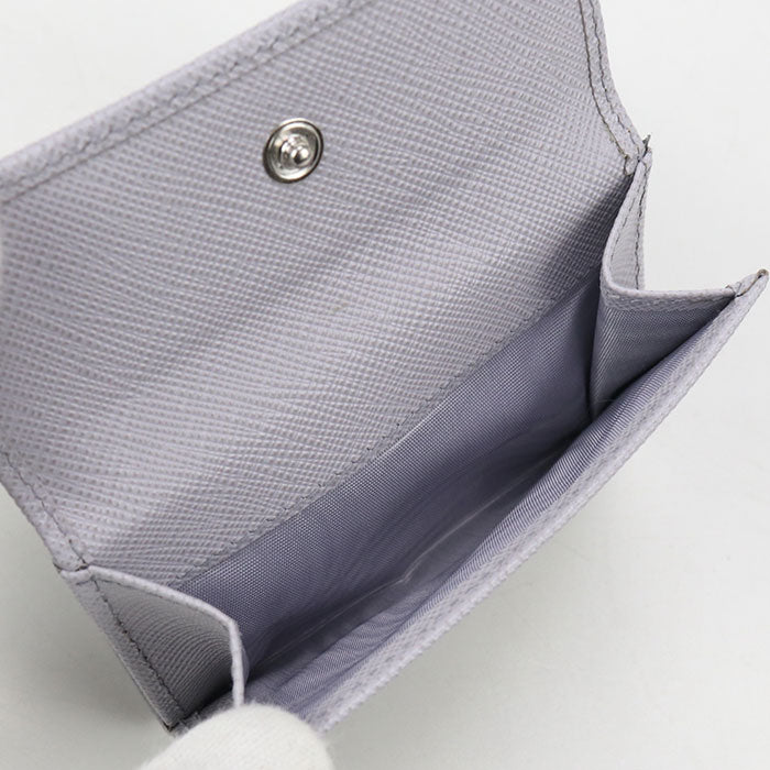 PRADA Saffiano Triangle Wallet Safiano leather 1MH043 QHH F0ETB Three fold wallet leather Women