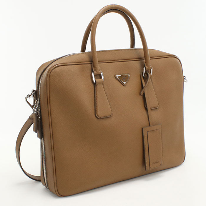 PRADA 2WAY Briefcase/Safiano leather mens