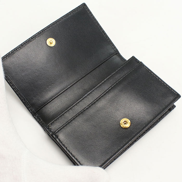 PRADA Triangle Card Case 1MC122 name card holder Calfskin Women