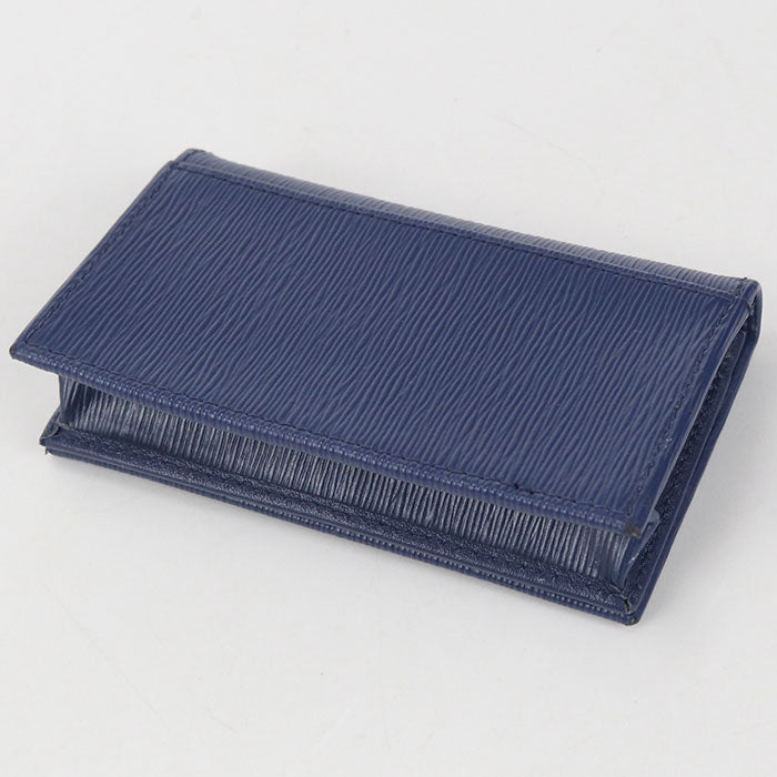 PRADA Safiano leather name card holder Calfskin Women's