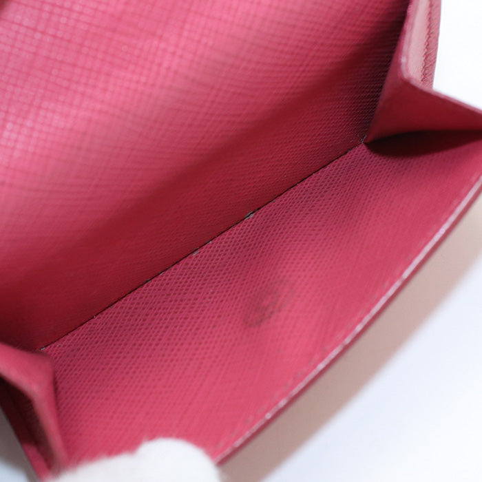 PRADA Saffiano leather wallet 38000 PR80365 Three fold wallet leather/Saffiano leather wallet Women