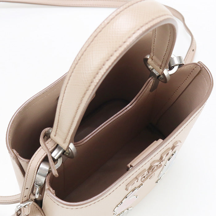 PRADA 1BA217 2ERX F0236 Handbag/Safiano leather Women