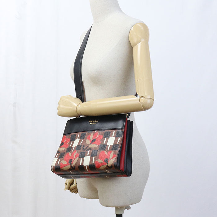 PRADA Shoulder Bag Bibliotheque PR85564 Shoulder Bag leather/Shoulder Bag Women