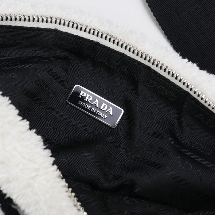 PRADA Triangle 1BH190 Diagonal shoulder bag pile Women