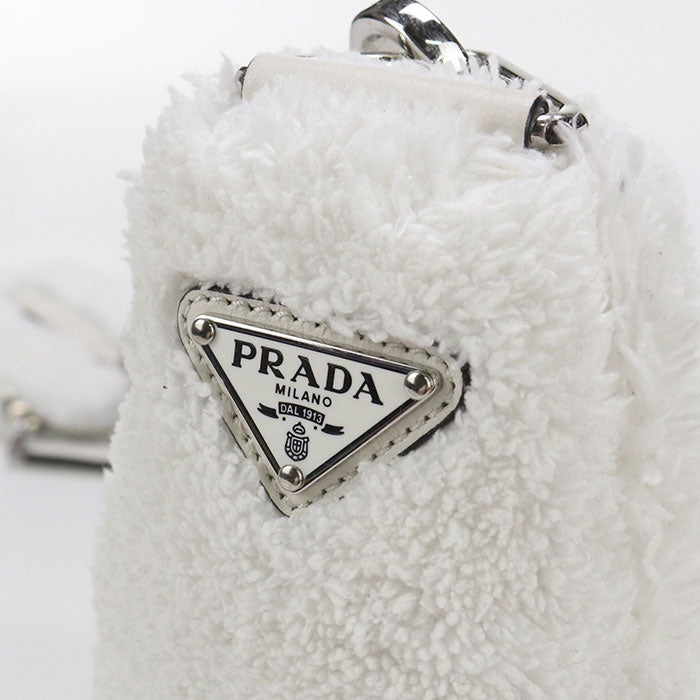 PRADA Triangle 1BH190 Diagonal shoulder bag pile Women