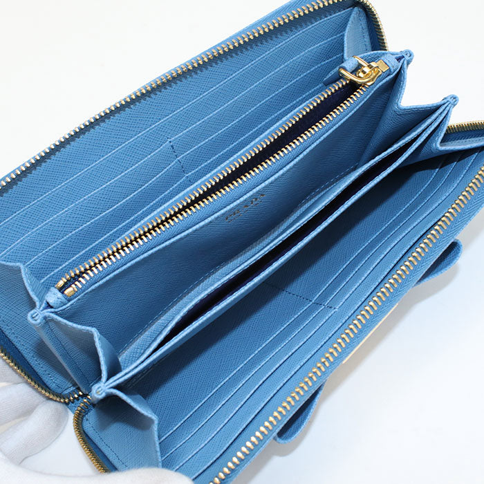 PRADA zip around long wallet PR88108 PurseZip Around leather/zip around long wallet Women