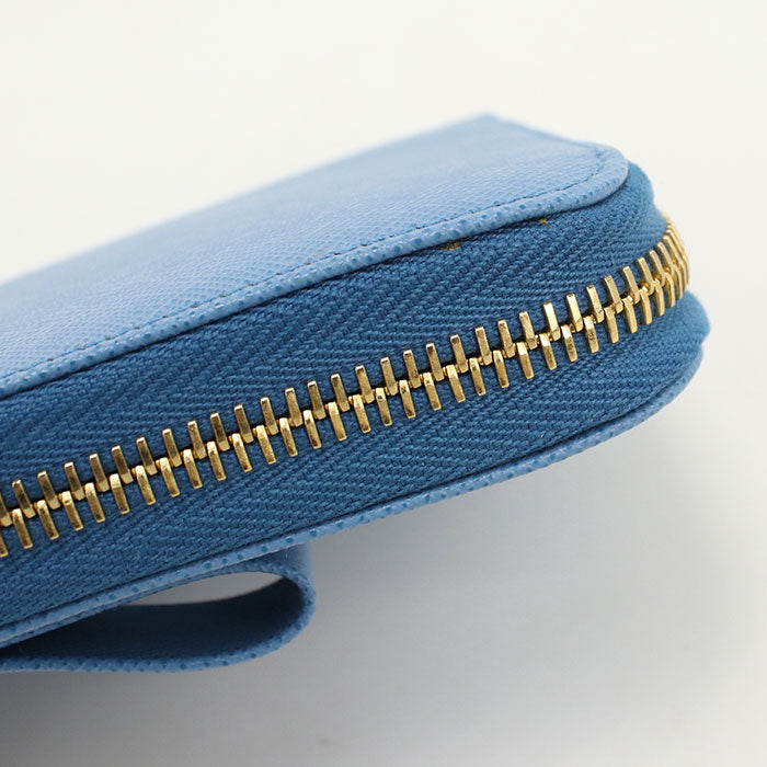 PRADA zip around long wallet PR88108 PurseZip Around leather/zip around long wallet Women