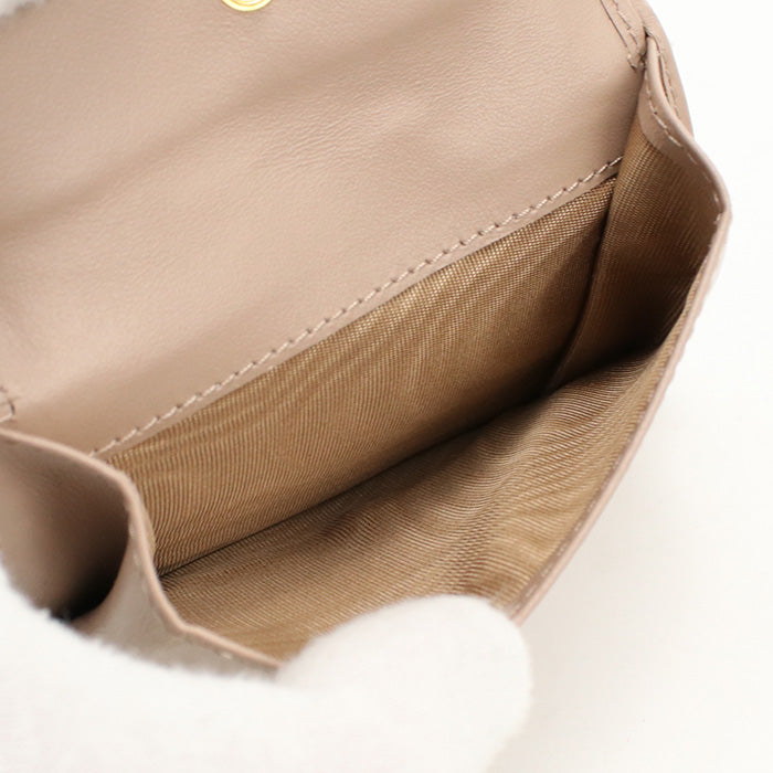 PRADA Leather wallet PR88389 Folded wallet leather/Leather wallet Women