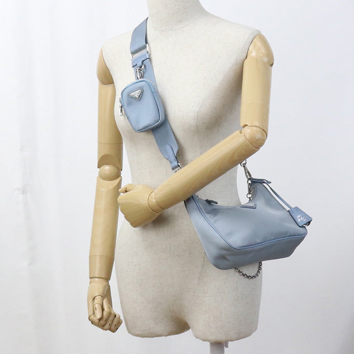 PRADA 2WAY 1BH204 Shoulder Bag/recycled polyamide Women