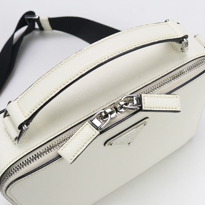 PRADA Saffiano Leather Bag Brick PR89904 Handbag leather/Saffiano Leather Bag mens