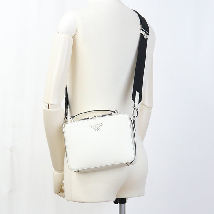 PRADA Saffiano Leather Bag Brick PR89904 Handbag leather/Saffiano Leather Bag mens