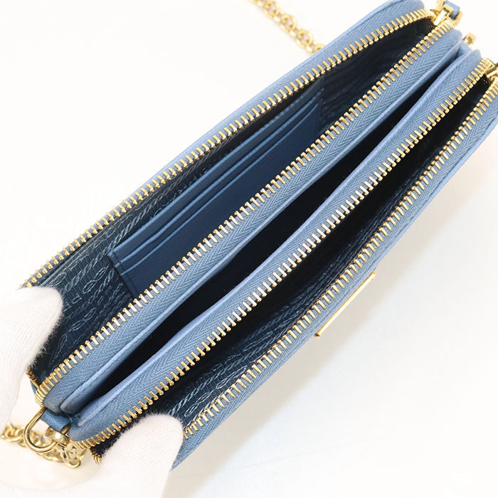 PRADA Chain Safiano leather PR91703 Shoulder Bag leather/ChainShoulder Bag Women