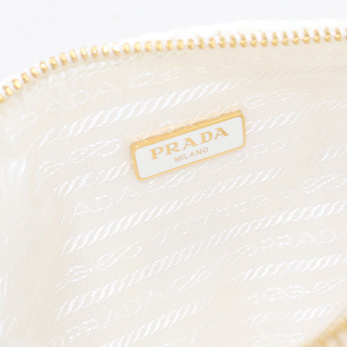 PRADA 1BH190 Diagonal shoulder bag Raffia Women