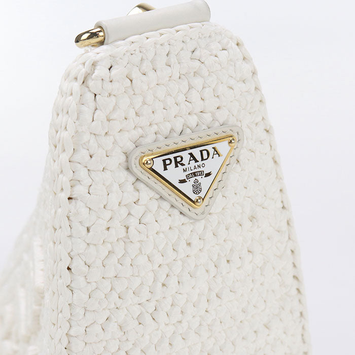 PRADA 1BH190 Diagonal shoulder bag Raffia Women