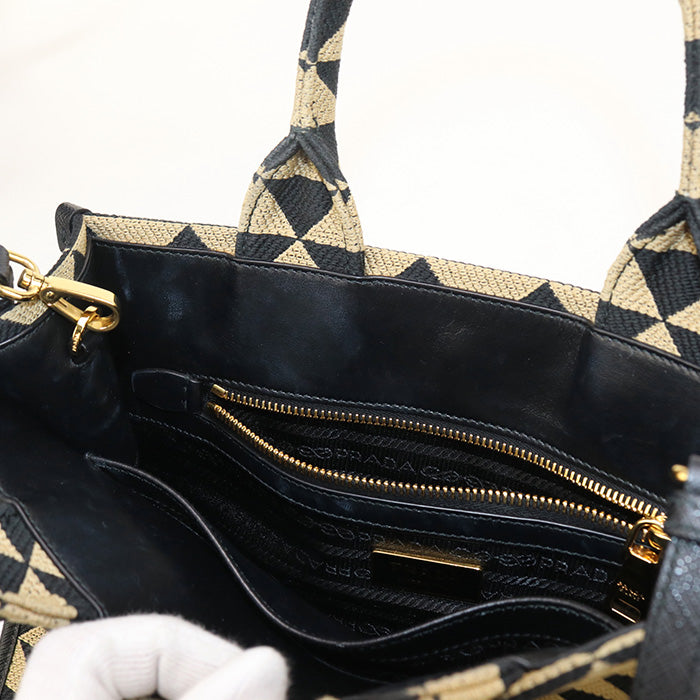 PRADA 2WAY 1BA354 Tote Bag canvas Women