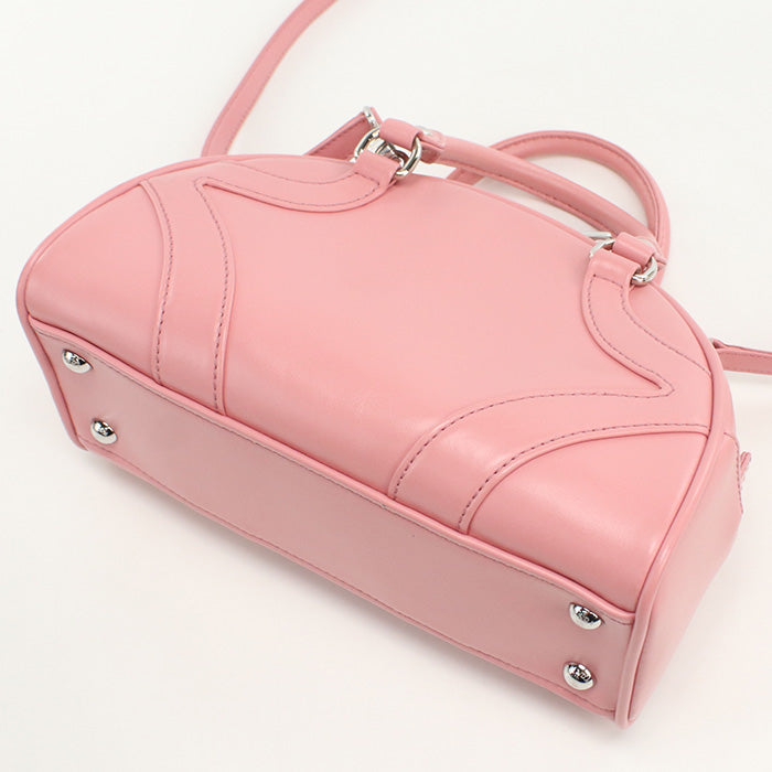 PRADA 2-way bowling bag 1BB071 Boston bag leather Women