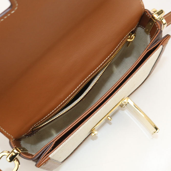 PRADA 1BD257 2DLI F0A5T Shoulder Bag hemp/cotton Women