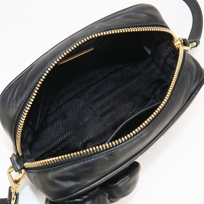 PRADA BP0166 UHG F0002 Diagonal shoulder bag leather Women