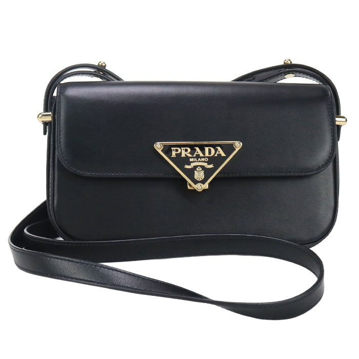 PRADA 1BD339 ASK F0002 Diagonal shoulder bag leather Women