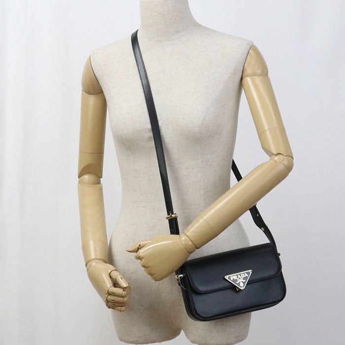 PRADA 1BD339 ASK F0002 Diagonal shoulder bag leather Women