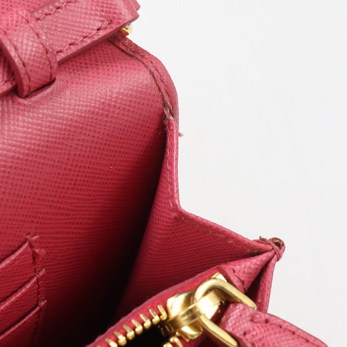 PRADA Shoulder wallet 1M1437 Chain wallet/Safiano leather Women