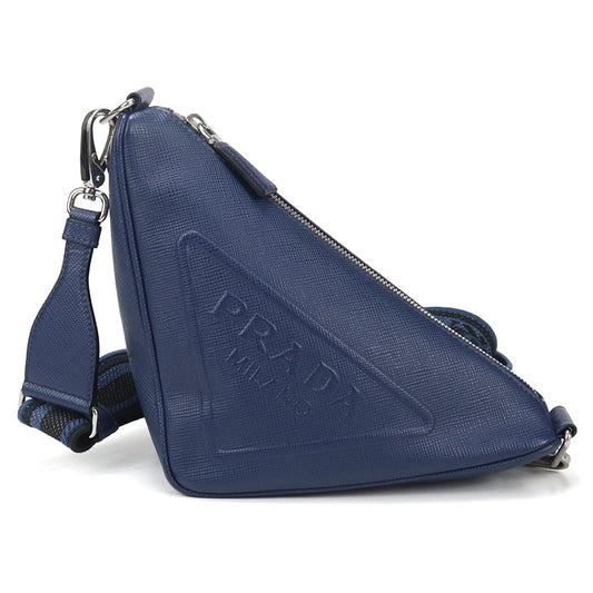PRADA Triangle 2VH155 Diagonal shoulder bag leather mens