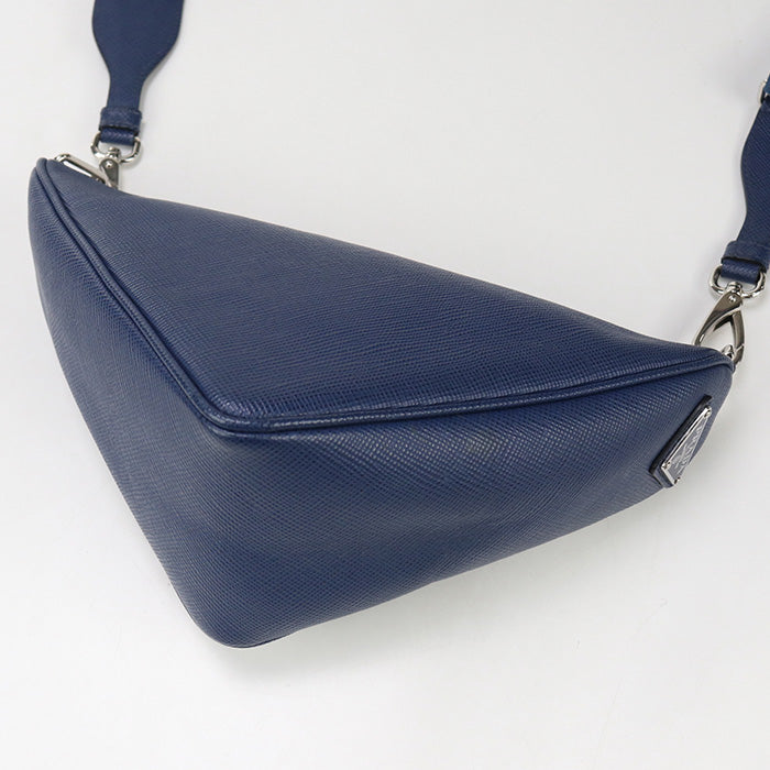 PRADA Triangle 2VH155 Diagonal shoulder bag leather mens
