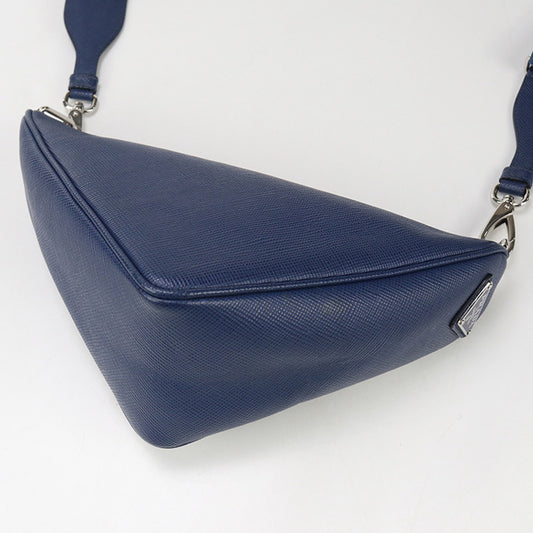 PRADA Triangle 2VH155 Diagonal shoulder bag leather mens