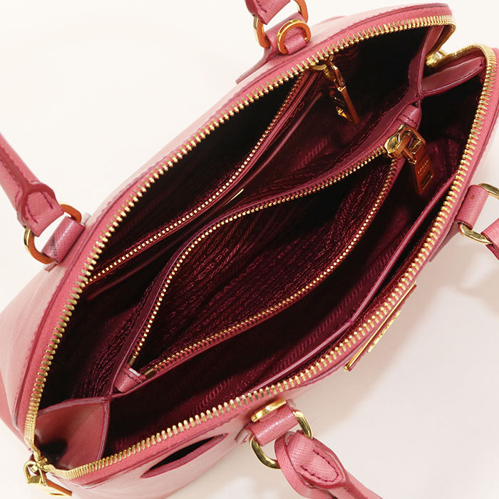 PRADA 2WAY Safiano leather BL0837 NZV F060M Handbag leather Women