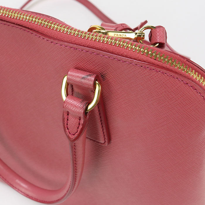 PRADA 2WAY Safiano leather BL0837 NZV F060M Handbag leather Women