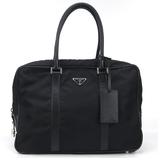 PRADA Business bag VA0702 Briefcase Nylon/Safiano leather mens