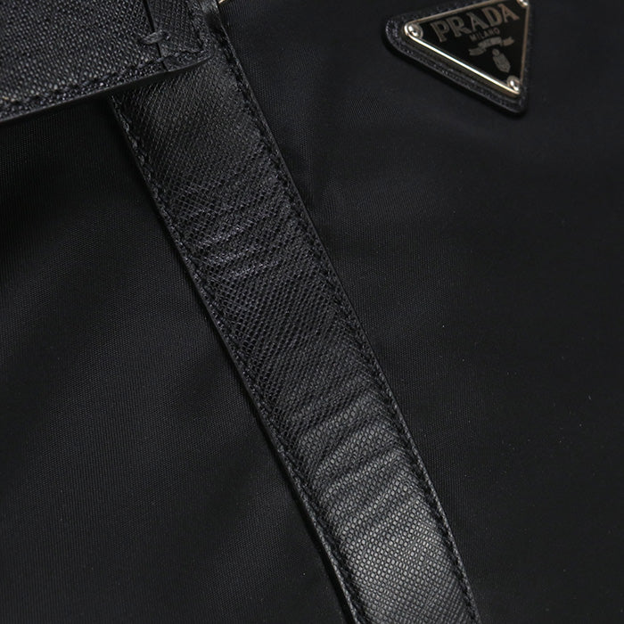 PRADA Business bag VA0702 Briefcase Nylon/Safiano leather mens