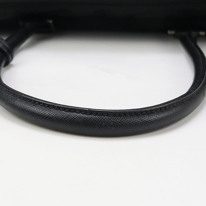 PRADA Business bag VA0702 Briefcase Nylon/Safiano leather mens