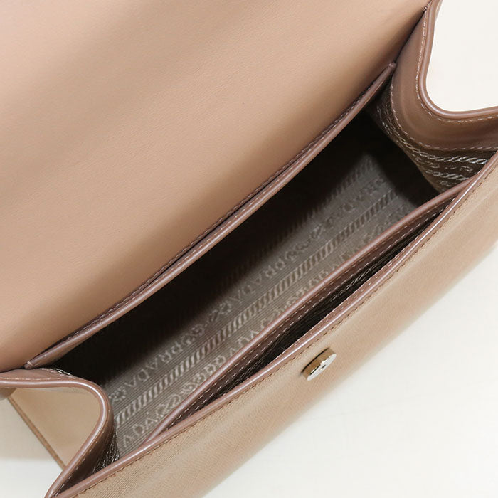 PRADA Chain Safiano leather 1BD127 2ERX F0ORK Shoulder Bag leather Women