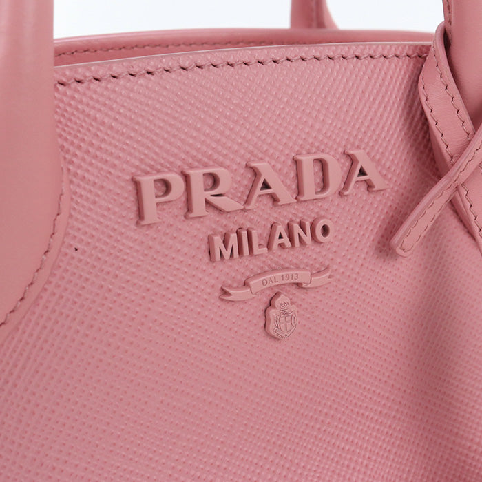 PRADA 2WAY Handbag leather Women