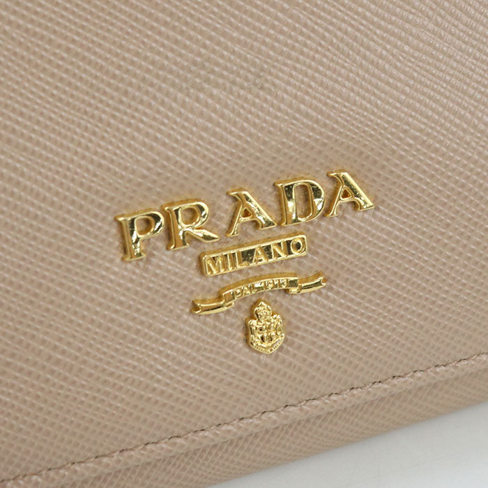 PRADA PR94389 Three fold wallet/Saffiano leather wallet Women