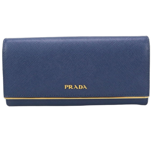 PRADA PR94540 Long wallet with double fold coin purse/Saffiano leather wallet Women