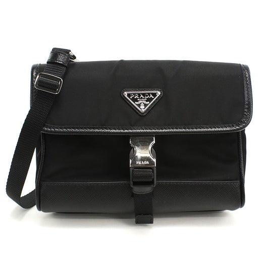 PRADA 2ZH108 Diagonal shoulder bag Nylon/Safiano leather mens