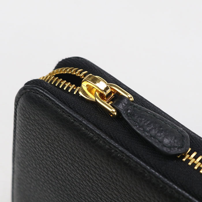 PRADA Zip around Vittello leather PR95198 PurseZip Around leather/zip around long wallet Women