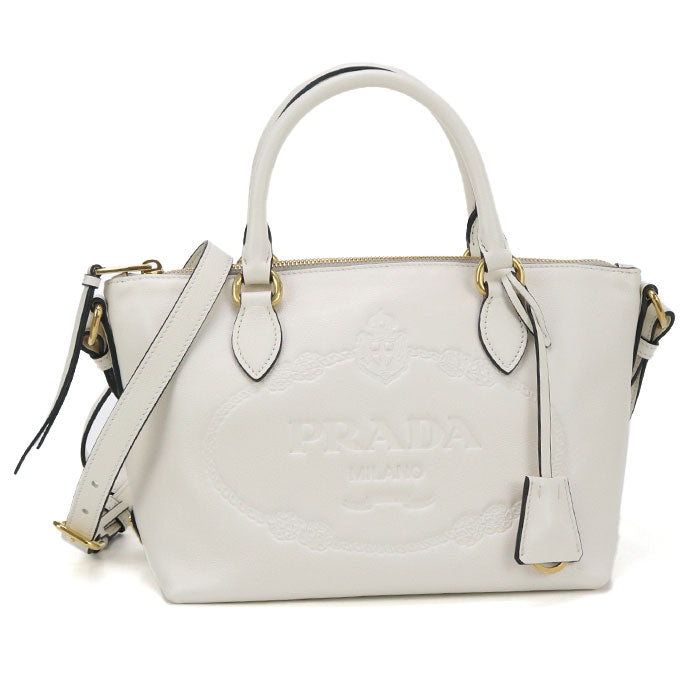 PRADA 2WAY 1BA111 2EBJ F0009 Handbag leather Women