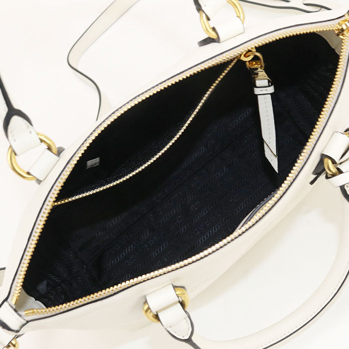 PRADA 2WAY 1BA111 2EBJ F0009 Handbag leather Women