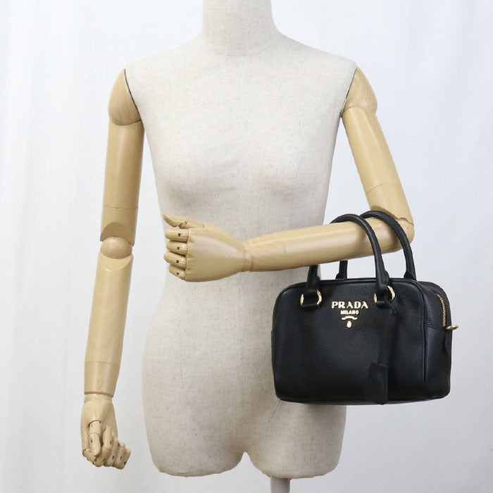 PRADA 2WAY Vittello leather 1BB108 2E8K F0002 Handbag leather Women