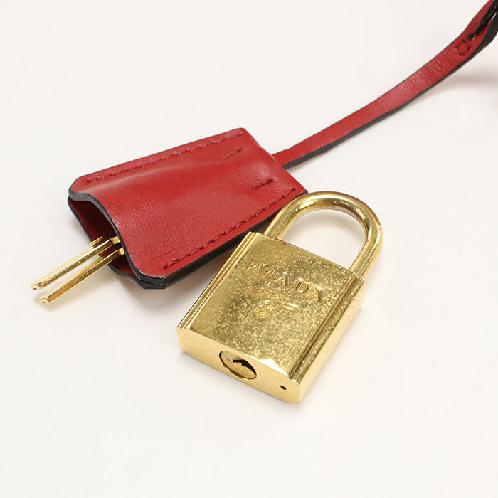 PRADA Safiano leather 1BH043 Diagonal shoulder bag leather Women