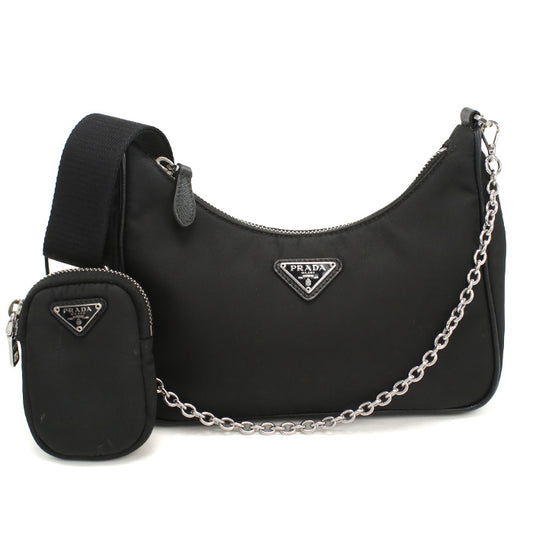 PRADA 2WAY 1BH204 Shoulder Bag/Recycled nylon Women