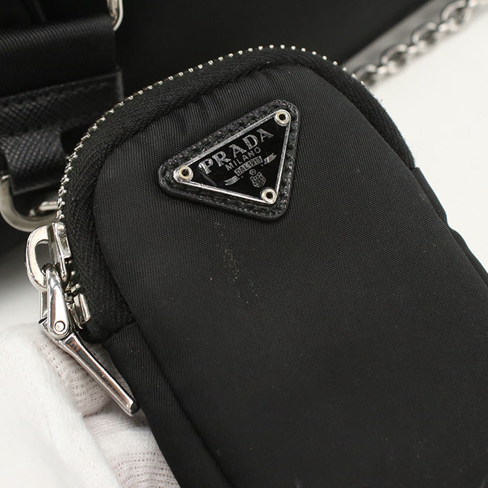 PRADA 2WAY 1BH204 Shoulder Bag/Recycled nylon Women