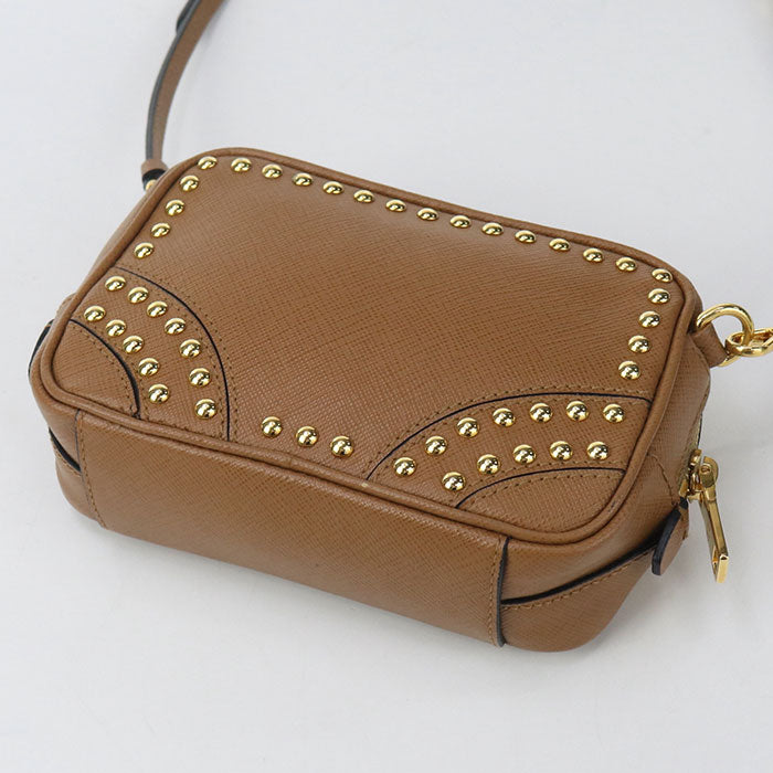 PRADA 2WAYShoulder Bag Diagonal shoulder bag leather Women