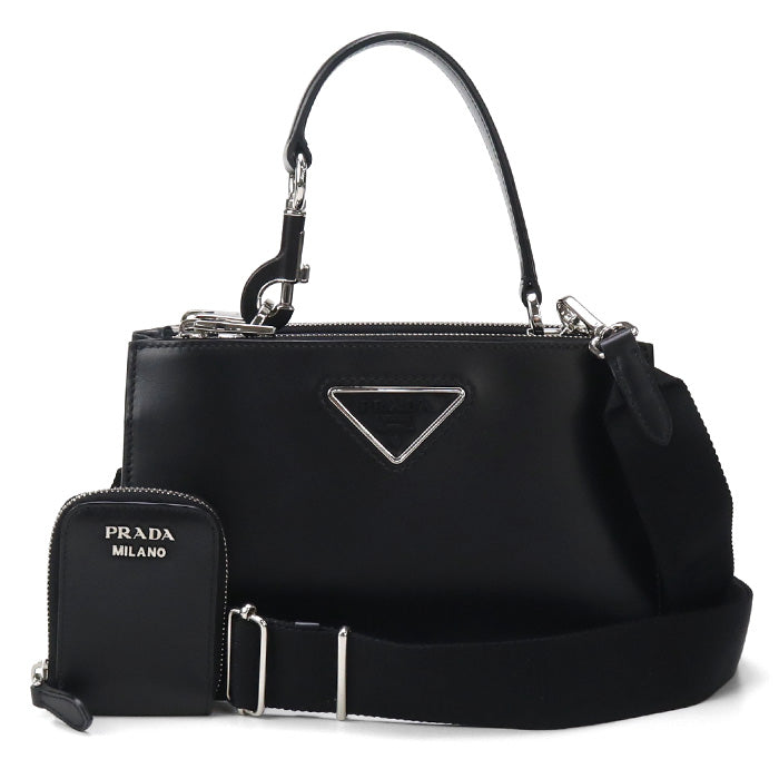 PRADA 2WAY 1BA314 2AIX F0XD9 Handbag Calfskin Women